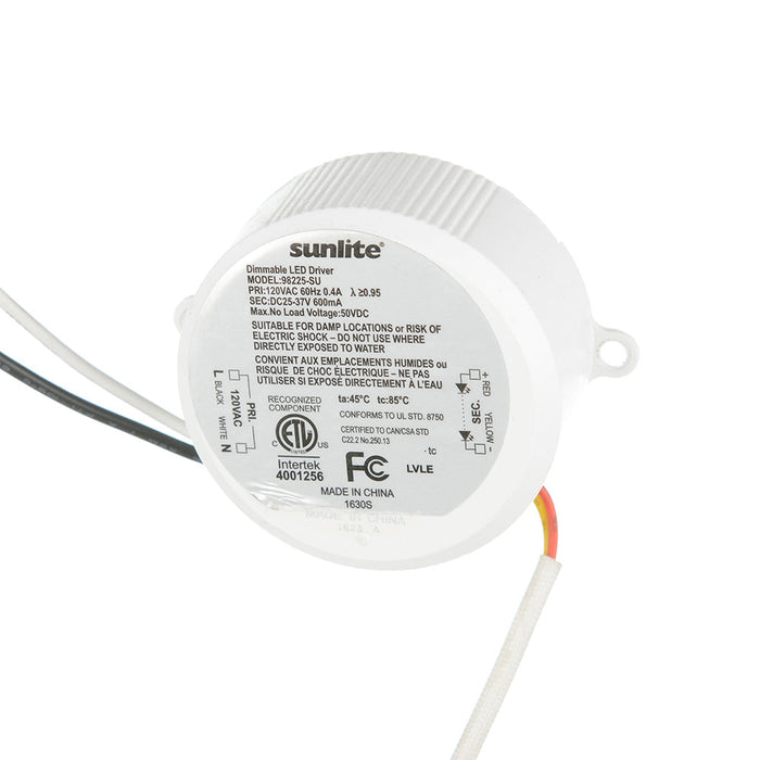 Sunlite 600Ma Constant Current Dimmable LED Driver (98225-SU)