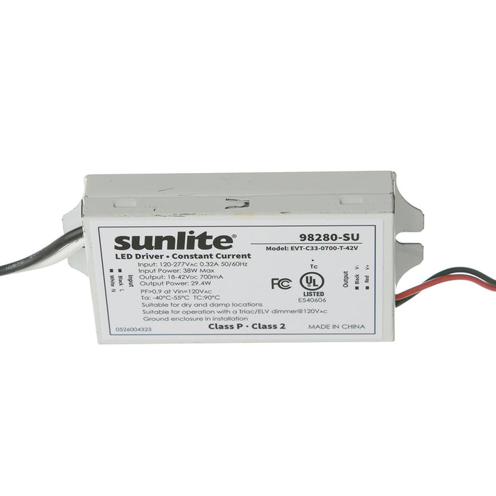 Sunlite 700Ma MV Constant Current LED Driver 38W Dimmable (98280-SU)