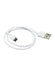Generation Lighting Disk Light 24 Inch Connector Cord White Finish (984024S-15)