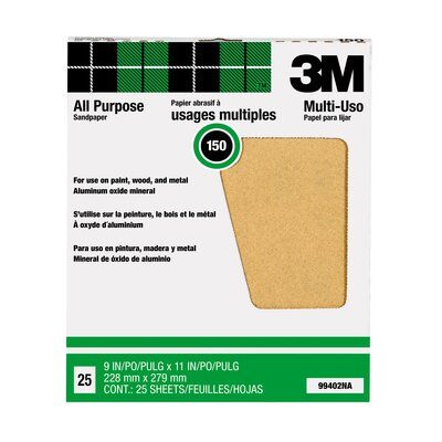 3M - 02112 Pro-Pak Paint And Rust Removal Alox 99402Na 9 Inch X 11 Inch 150C (7000126418)