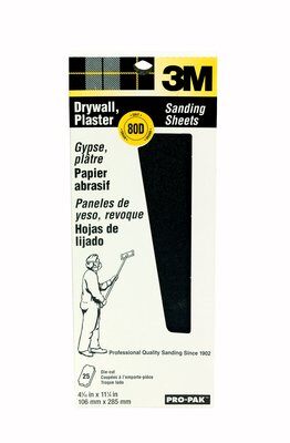 3M - 99433 Pro-Pak Drywall Sanding Sheets 99433Na 4 3/16 Inch X 11-1/4 Inch 106 Mm X 285 Mm (7100097101)