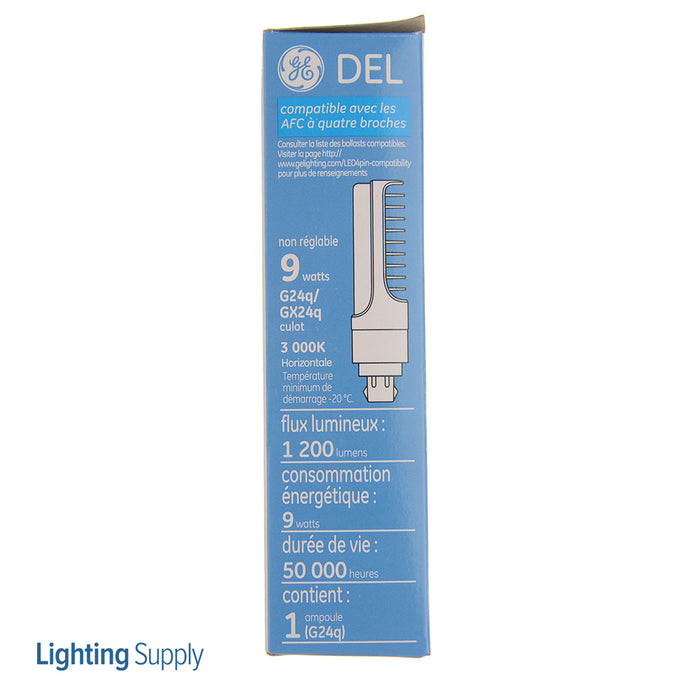 GE LED9G24Q-H/830 9W LED Replacement For Compact Fluorescent Horizontal (33997)