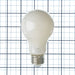 RAB LED Filament Lamp A19 10W 75W Equivalent 1100Lm E26 Base 90 CRI 3000K Dimmable Frosted (A19-10-E26-930-F-F)