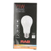 RAB LED Bulb A19 13W 75W Equivalent 1100Lm E26 80 CRI 2700K Dimmable (A19-13-E26-827-DIM)
