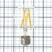 RAB LED Filament Lamp A19 13.5W 100W Equivalent E26 Base 1600Lm 90 CRI 3000K Dimmable Clear (A19-13-E26-930-F-C)