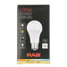 RAB LED Bulb A19 15W 100W Equivalent 1600Lm E26 Base 90 CRI 3000K Dimmable (A19-15-E26-930-DIM)