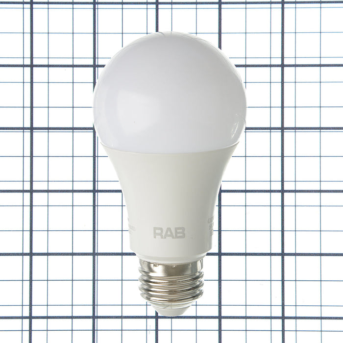 RAB LED Bulb A19 15W 100W Equivalent 1600Lm E26 Base 90 CRI 3000K Dimmable (A19-15-E26-930-DIM)