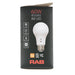 RAB 8W LED A19 Bulb CCT Selectable 2700K/3000K/3500K/4000K/5000K 90 CRI 120V E26 Base (A19-8-9CCT-DIM)