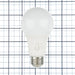 RAB 8W LED A19 Bulb CCT Selectable 2700K/3000K/3500K/4000K/5000K 90 CRI 120V E26 Base (A19-8-9CCT-DIM)