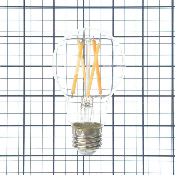 RAB Filament A19 9W 60W Equivalent 810Lm E26 90 CRI 2700K Dimmable Clear (A19-9-E26-927-F-C)