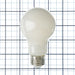 RAB LED Filament Lamp A19 9W 60W Equivalent 810Lm 3000K E26 Base 90 CRI Dimmable Frosted (A19-9-E26-930-F-F)