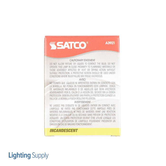 SATCO/NUVO 15W G16 1/2 Incandescent Clear 2500 Hours 98Lm Candelabra Base 130V 2700K (A3921)