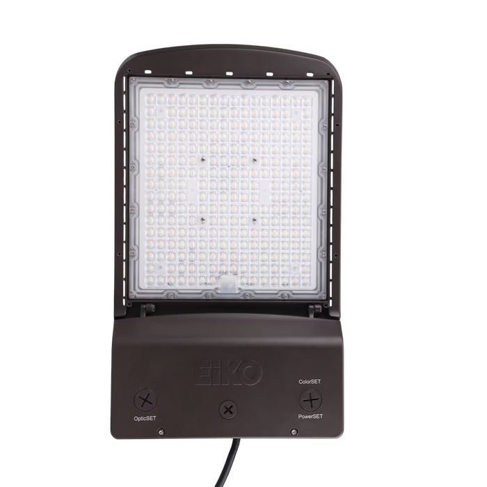 EIKO AAL2-PS150-OS-8FCCT-HDIM LED Area Light Wattage/CCT Selectable 150W/120W/90W 3000K/4000K/5000K Adjustable Distribution T3/T4/T5 80 CRI 120-347V Bronze (15662)
