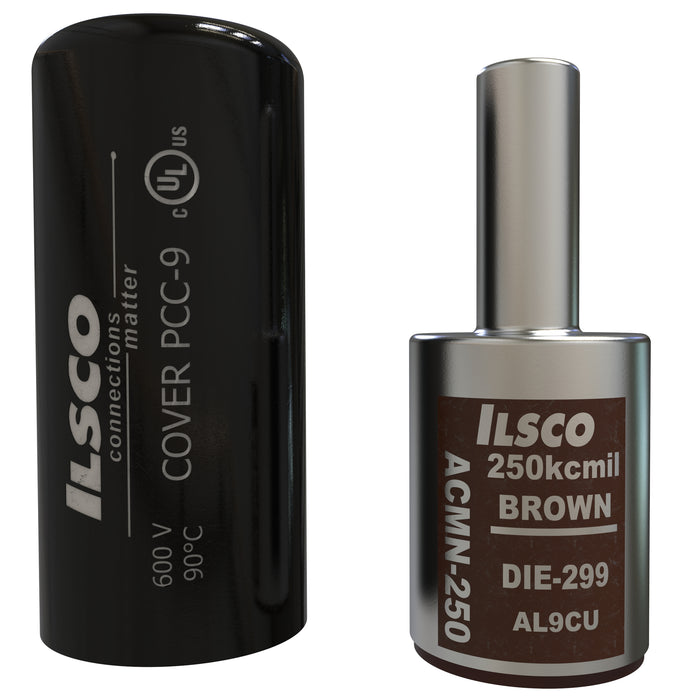 ILSCO Aluminum Compression Pigtail Adaptor Conductor Size 10 Tin Plated cULus (ACMN-1/0)