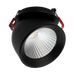 Lotus LED Lights 3 Inch Bullet Floating Gimbal LED 14W CCT Selectable 2700K/3000K/3500K/4000K/5000K Black 24 Degree Beam 90 CRI (AD-3-S14W-AR-5CCT-BK-24D)