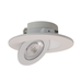 Lotus LED Lights 4 Inch Round Multi Fit Floating Gimbal LED 9W Round White Trim CCT Selectable 2700K/3000K/3500K/4000K/5000K 90 CRI (AD-LED-4-S9W-5CCT-WH-MFG)
