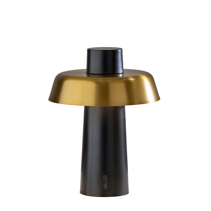 Adesso ADS360 Pirlo LED Cordless Table Lamp Black (AD9204-01)