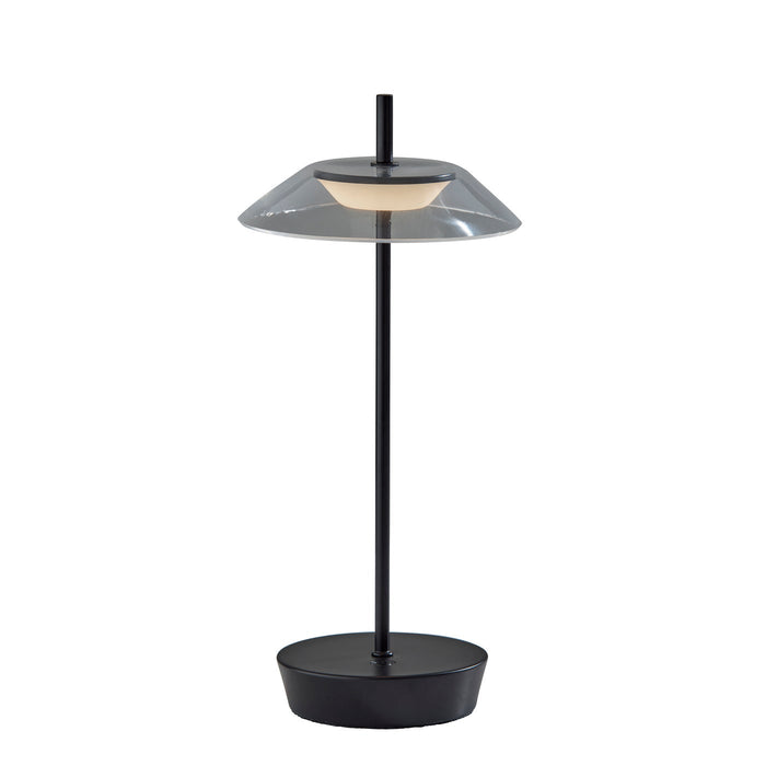 Adesso ADS360 Ako LED Cordless Table Lamp Black (AD9206-01)