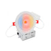 Lotus LED Lights 4 Inch Round White Floating Gimbal RGB And Tunable White Smart WiFi Plus Bluetooth LED Air Tight (ADS4FGSTRGBCW-WH)