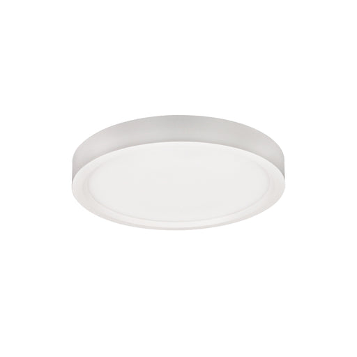 Lotus LED Lights 5 Inch Round Surface Mount White Edgelit Disk LED 10W CCT Selectable 2700K/3000K/3500K/4000K/5000K 600Lm 90 CRI (ADS5R9-5CCT-WH)