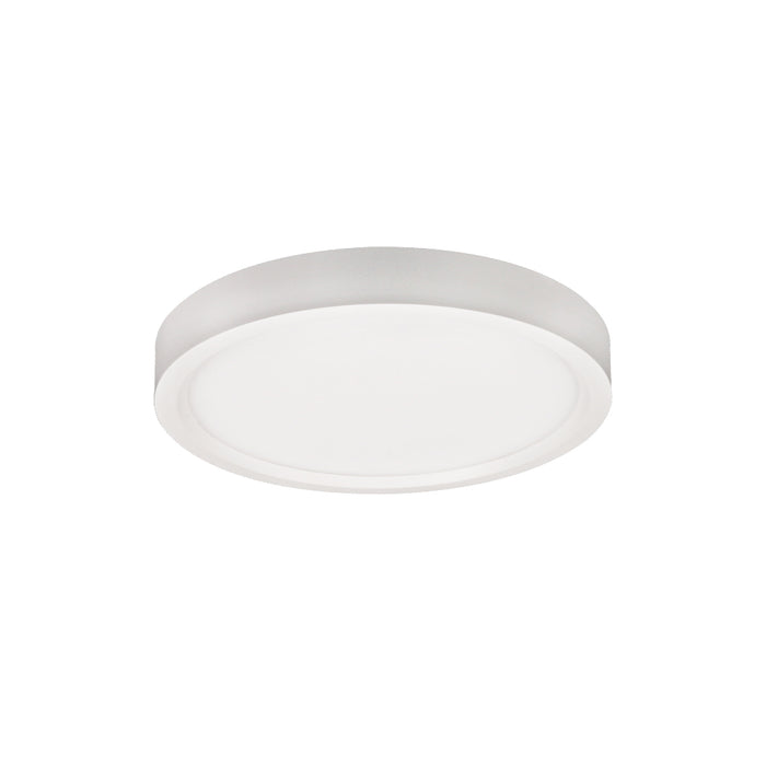 Lotus LED Lights 5 Inch Round Surface Mount White Edgelit Disk LED 10W CCT Selectable 2700K/3000K/3500K/4000K/5000K 600Lm 90 CRI (ADS5R9-5CCT-WH)