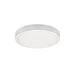 Lotus LED Lights 5 Inch Round Surface Mount White Edgelit Disk LED 10W CCT Selectable 2700K/3000K/3500K/4000K/5000K 600Lm 90 CRI (ADS5R9-5CCT-WH)
