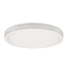 Lotus LED Lights 7 Inch Round Surface Mount White Edgelit Disk LED 15W 120-277V CCT Selectable 2700K/3000K/3500K/4000K/5000K 900Lm 90 CRI (ADS7R9-5CCT-D-WH)