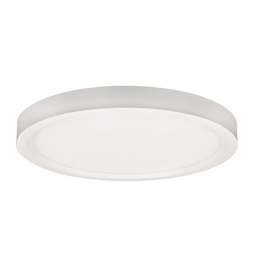 Lotus LED Lights 7 Inch Round Surface Mount White Edgelit Disk LED 15W 120-277V Dim To Warm 3000K-2200K 900Lm Wet Location Rated 90 CRI (ADS7R9-DTW-D-WH)