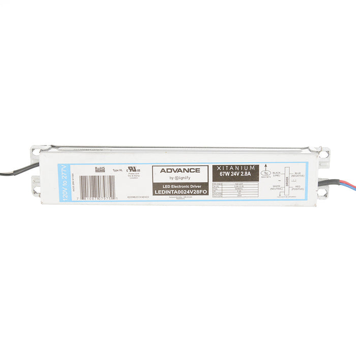 Advance LEDINTA0024V28FOM Xitanium 67W 2.8A 24V Intellivolt (913710891502)