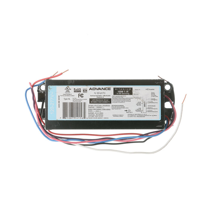 Advance XI100C110V143BSY1M Xitanium LED Driver 100W 1.1A 48-143V Output Dimmable (#929000744613)
