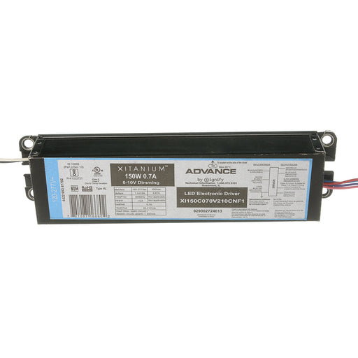 Advance XI150C070V210CNF1M Xitanium LED Driver 150W 0.7A 0-10V Dimming 50/60Hz (929002724613)