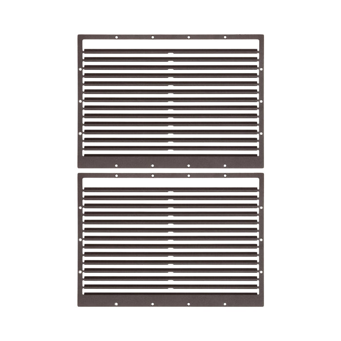 Maxlite 110235 AE Area Light Back Light Shield 450W Bronze Finish [14] M3 X 12Mm Black Oxide Screws Included [2 Required Per Fixture] (AE-BLS450W)