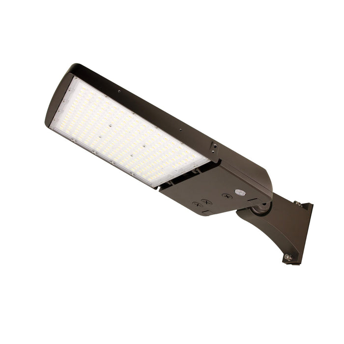 Maxlite 114021 LED Area Light Selectable 100W/85W/75W 3000K/4000K/5000K 120-277V Manual And IR Changeable Type 3/4/5 Bronze Flexible Arm C-Max Compatible (AE100UMI-WCSBFCR)