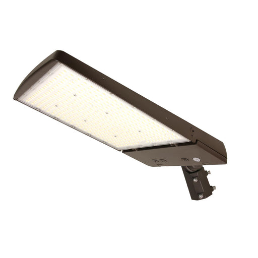 Maxlite 112364 LED Area Light Wattage/CCT Selectable 300W/250W/200W 3000K/4000K/5000K 277-480V Manual And IR Changeable Type III/IV/V Bronze Slipfitter (AE300HMI-WCSBKCR)