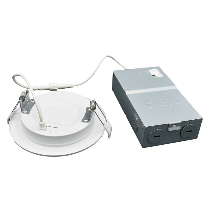 ETI ALCD-6HO-9CP5-SV-TD Altair Series 6 Inch Canless Downlight High Output 14W 90 CRI CCT Selectable 2700K/3000K/3500K/4000K/5000K 120V Triac Dimming (63323301)