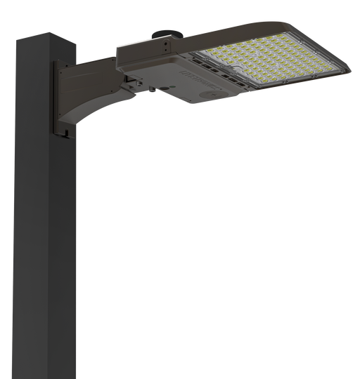 Litetronics LED Area Light Pro Adjustable Direct Quick Slide Wall Or Pole Mount Dark Bronze (ALPAADM)