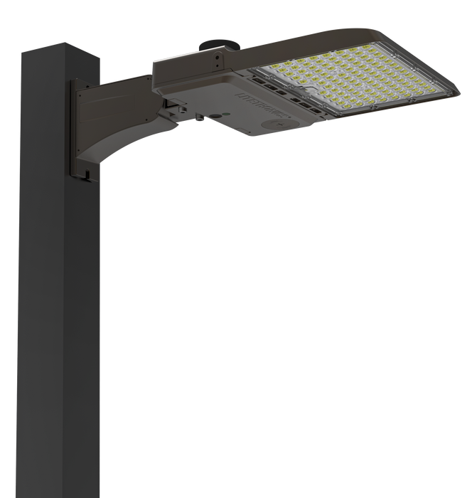 Litetronics LED Area Light Pro Adjustable Direct Quick Slide Wall Or Pole Mount Dark Bronze (ALPAADM)