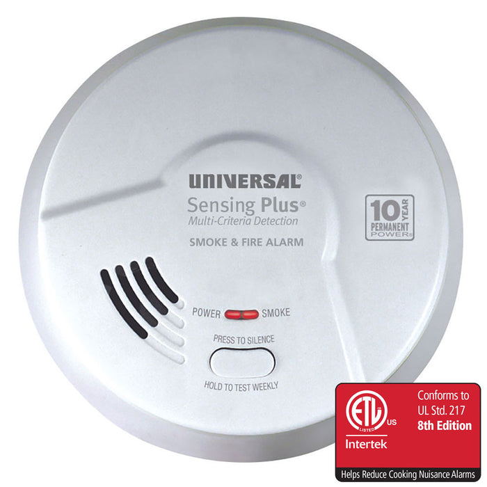 USI Sensing Plus Smoke And Fire Alarm With 10-Year Tamper-Proof Sealed Battery (AMI3051SB)