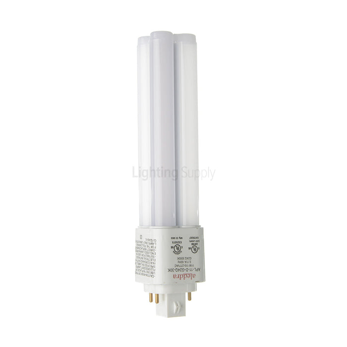 Aleddra CF-LED Lamp 11W G24Q 4-Pin 3000K 110-277V Dual-Mode (APL-11-D-G24Q-30K)