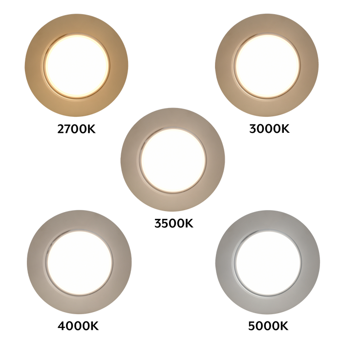 ETI ARDG-4-9CP5-SV-TD Altair Series 4 Inch Retrofit Gimbal Downlight 8W 90 CRI CCT Selectable 2700K/3000K/3500K/4000K/5000K 120V Triac Dimming (63320101)
