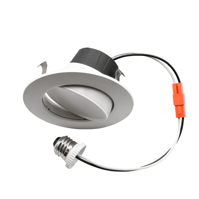 ETI ARDG-4-9CP5-SV-TD Altair Series 4 Inch Retrofit Gimbal Downlight 8W 90 CRI CCT Selectable 2700K/3000K/3500K/4000K/5000K 120V Triac Dimming (63320101)