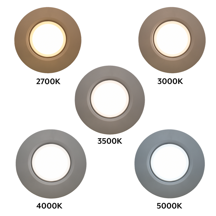 ETI ARDG-6-9CP5-SV-TD Altair Series 6 Inch Retrofit Gimbal Downlight 10W 90 CRI CCT Selectable 2700K/3000K/3500K/4000K/5000K 120V Triac Dimming (63321101)