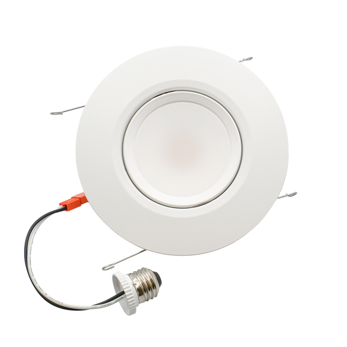 ETI ARDG-6-9CP5-SV-TD Altair Series 6 Inch Retrofit Gimbal Downlight 10W 90 CRI CCT Selectable 2700K/3000K/3500K/4000K/5000K 120V Triac Dimming (63321101)