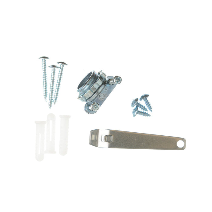 Atom Low Profile Power Strip With 3 Receptacles/2 USB Ports 120V 30 Inch White