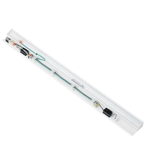 Atom Low Profile Power Strip With 4 Receptacles/2 USB Ports 120V 40 Inch White