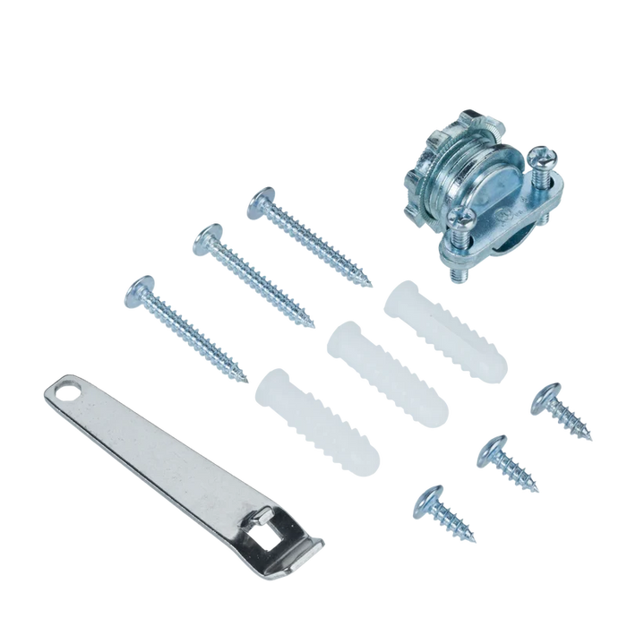 Atom Low Profile Power Strip With 4 Receptacles/2 USB Ports 120V 40 Inch White