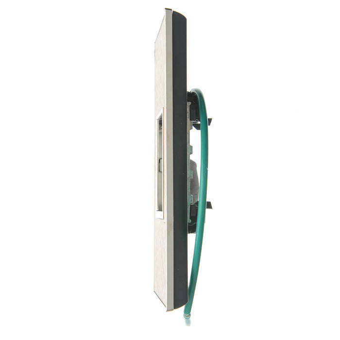 Pass and Seymour Adorne Copper 1-Gang Screwless Wall Plate Weatherproof  (AWM1G2CU4)
