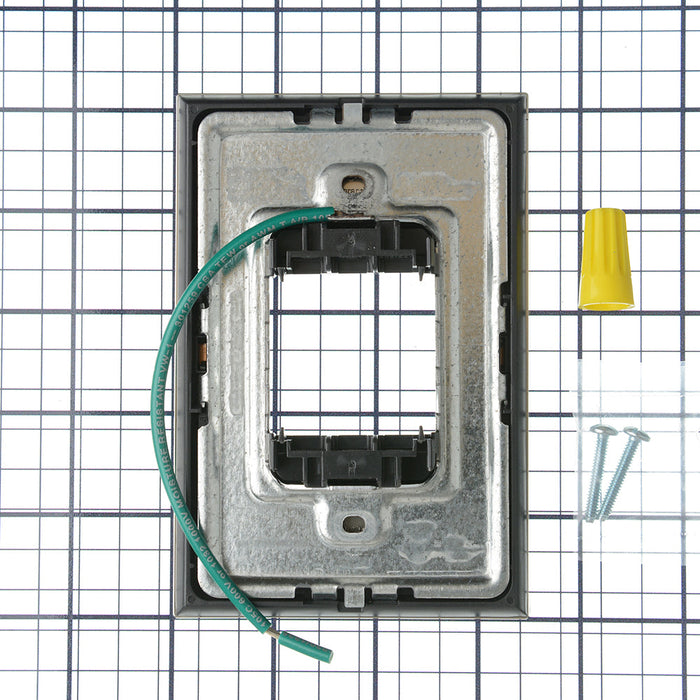 Pass and Seymour Adorne Copper 1-Gang Screwless Wall Plate Weatherproof  (AWM1G2CU4)