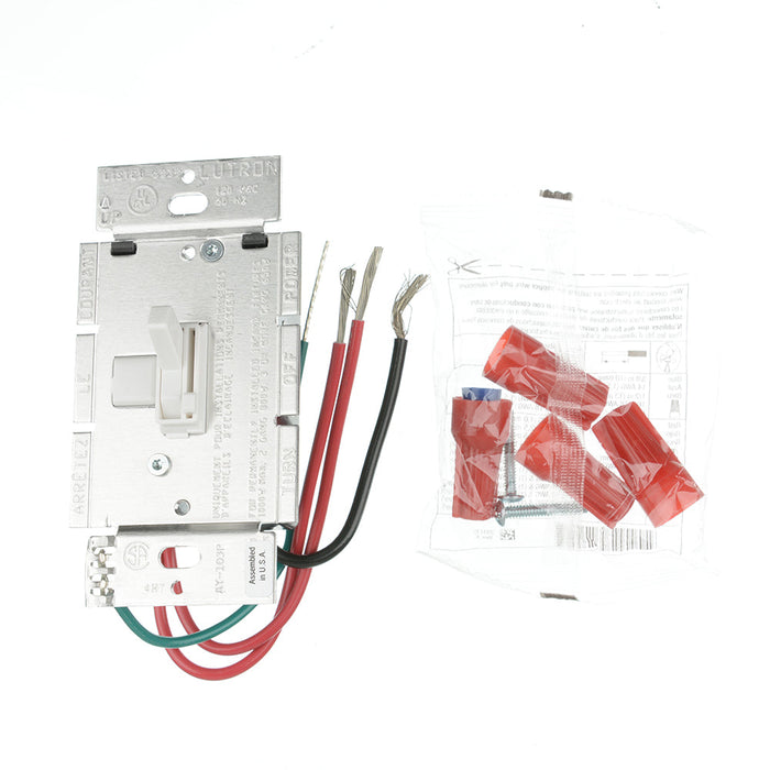 Lutron Ariadni 1000W 3-Way Dimmer White (AY-103P-WH)