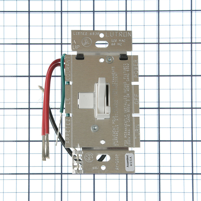 Lutron Ariadni 1000W 3-Way Dimmer White (AY-103P-WH)